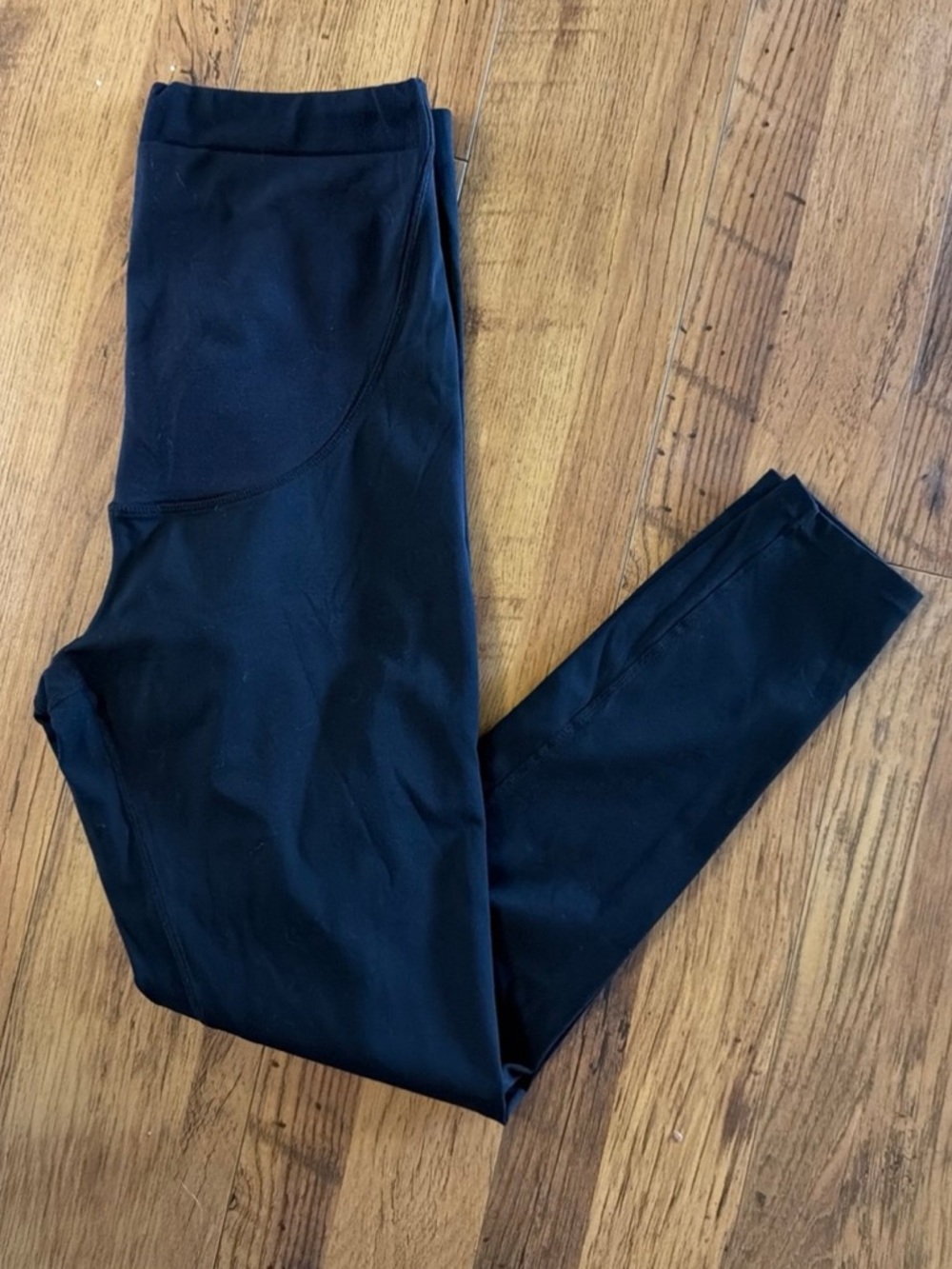 Women’s Black Full Panel Maternity  Leggings